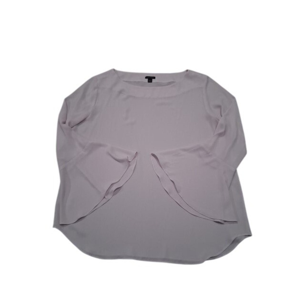 Ann Taylor Womens Pale Pink Bell Sleeve Boat Neck Blouse Size L-Sooo Classy!